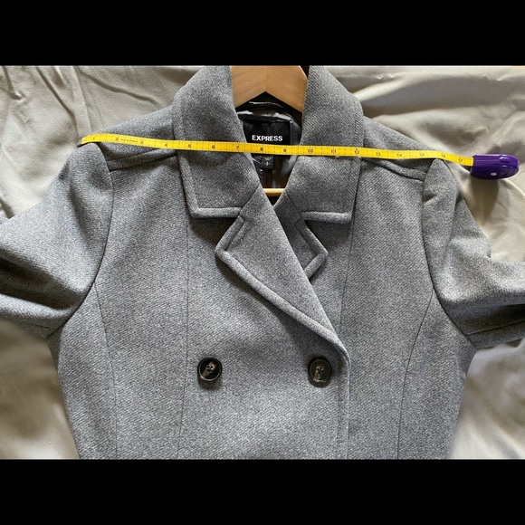Belted Wool Blend Trench Coat - Picture 10 of 10